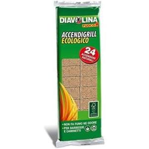 Accendigrill ecologico 24 pz