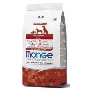 Natural superpremium all breeds adult dog monoprotein agnello con riso e patate 12 kg