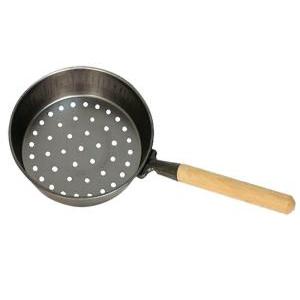 Padella per caldarroste con manico di legno 30 dm