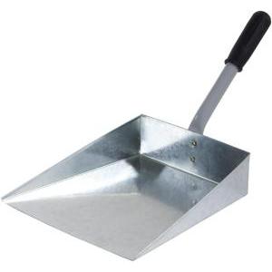 Paletta in zinco con manico in metallo verniciato e manico antiscivolo, 21 cm