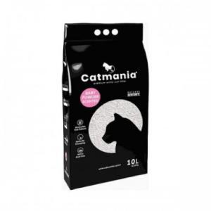 Lettiera per gatti bianca al profumo talco+ granuli rosa 10 lt