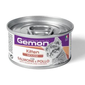 Gemon kitten mousse con salmone e pollo