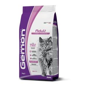 Gemon cat adult con maiale e riso 2 kg