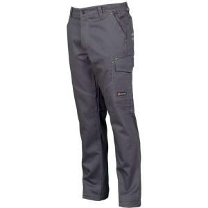 Pantalone worker stretch grigio