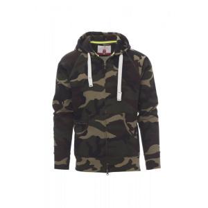 Felpa dallas full zip mimetico