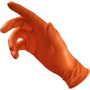 Guanti garage monkey in nitrile arancioni