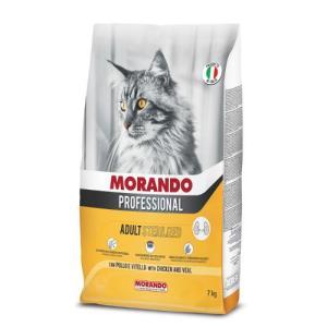 Croccantini gatto sterilizzato con pollo e vitello 7 kg