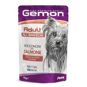 Gemon dog all breeds adult bocconcini con salmone 100 gr