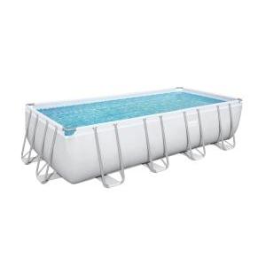 Piscina power steel 56465 da 549x274x122 cm grigio chiaro