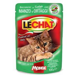 Lechat adult bocconcini con manzo e ortaggi