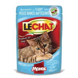 Lechat adult bocconcini con pesce bianco dell’oceano 100 gr